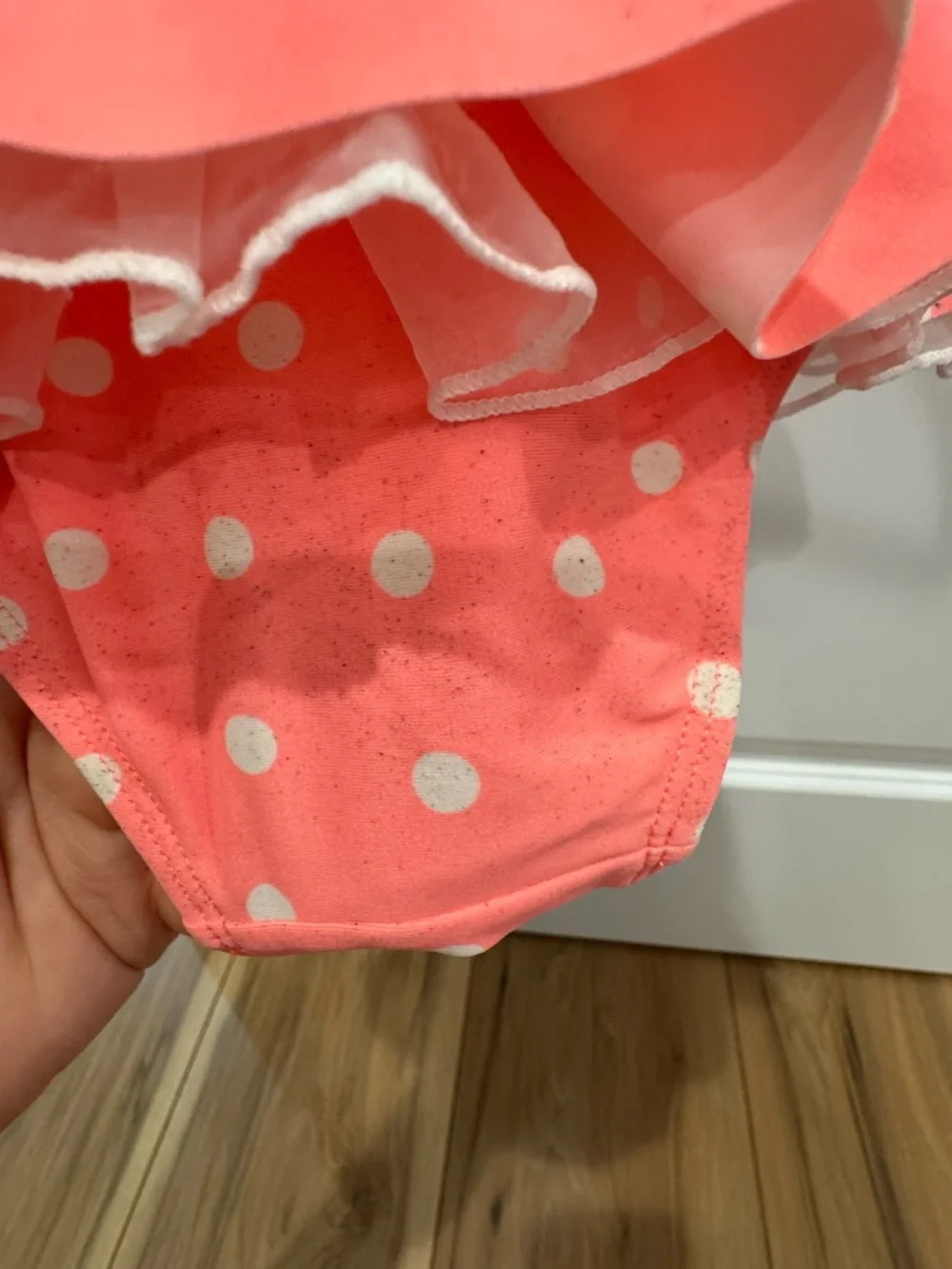 2 pcs bundle of baby girl swim suits size 12 months